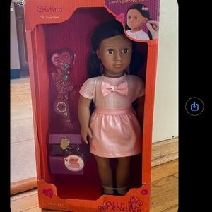 Our Generation Cristina Jewelry  Doll 18"  New In Box! NWT
